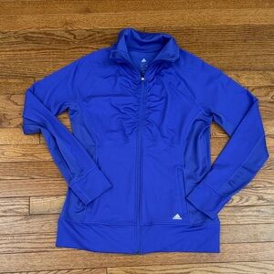 Adidas Women's Vibrant Blue Track Jacket